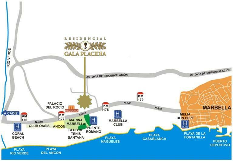 Gala Placidia Golden Mile Marbella Kültér fotó